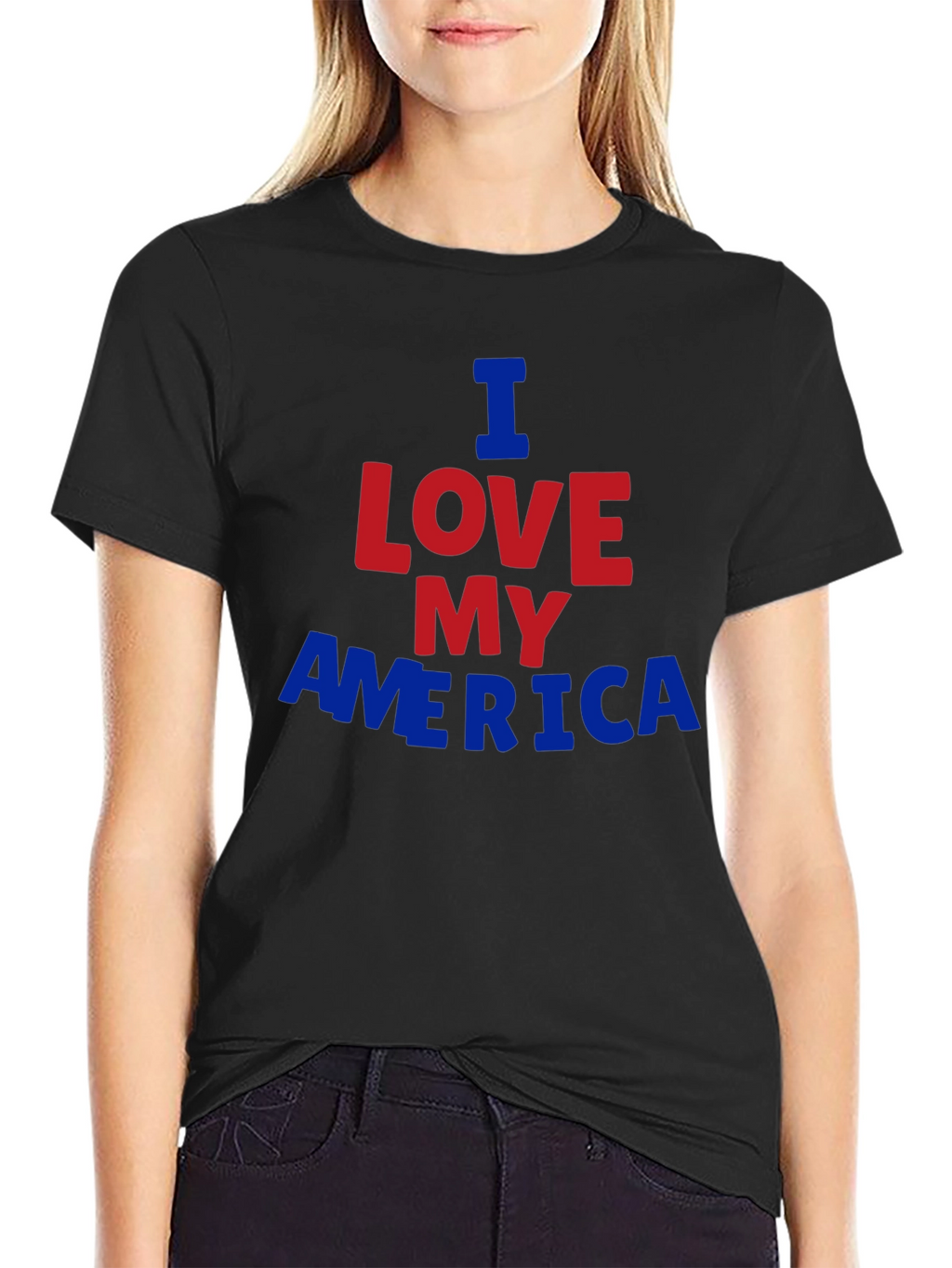 I Love My America Graphic T-Shirt