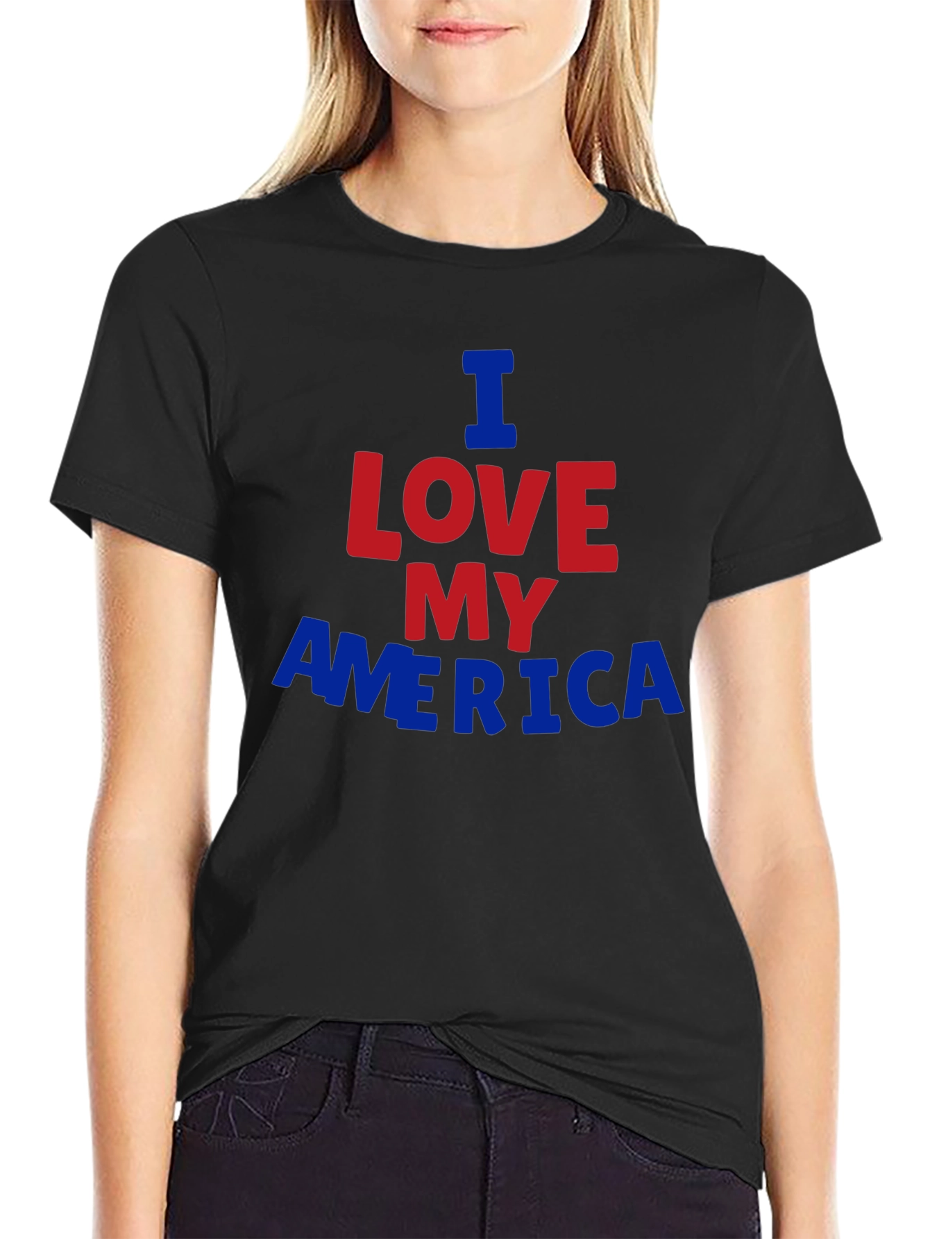 I Love My America Graphic T-Shirt
