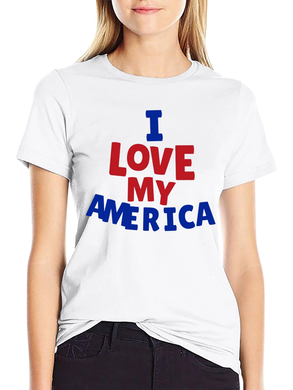 I Love My America Graphic T-Shirt