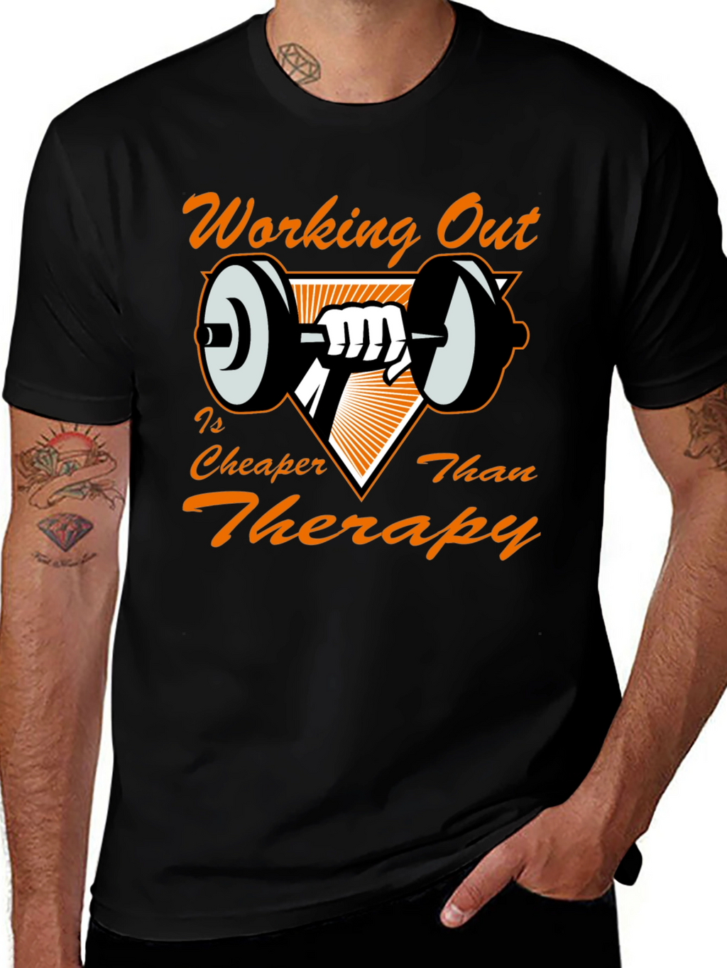Workout Therapy Tee - Fitness Motivation T-Shirt