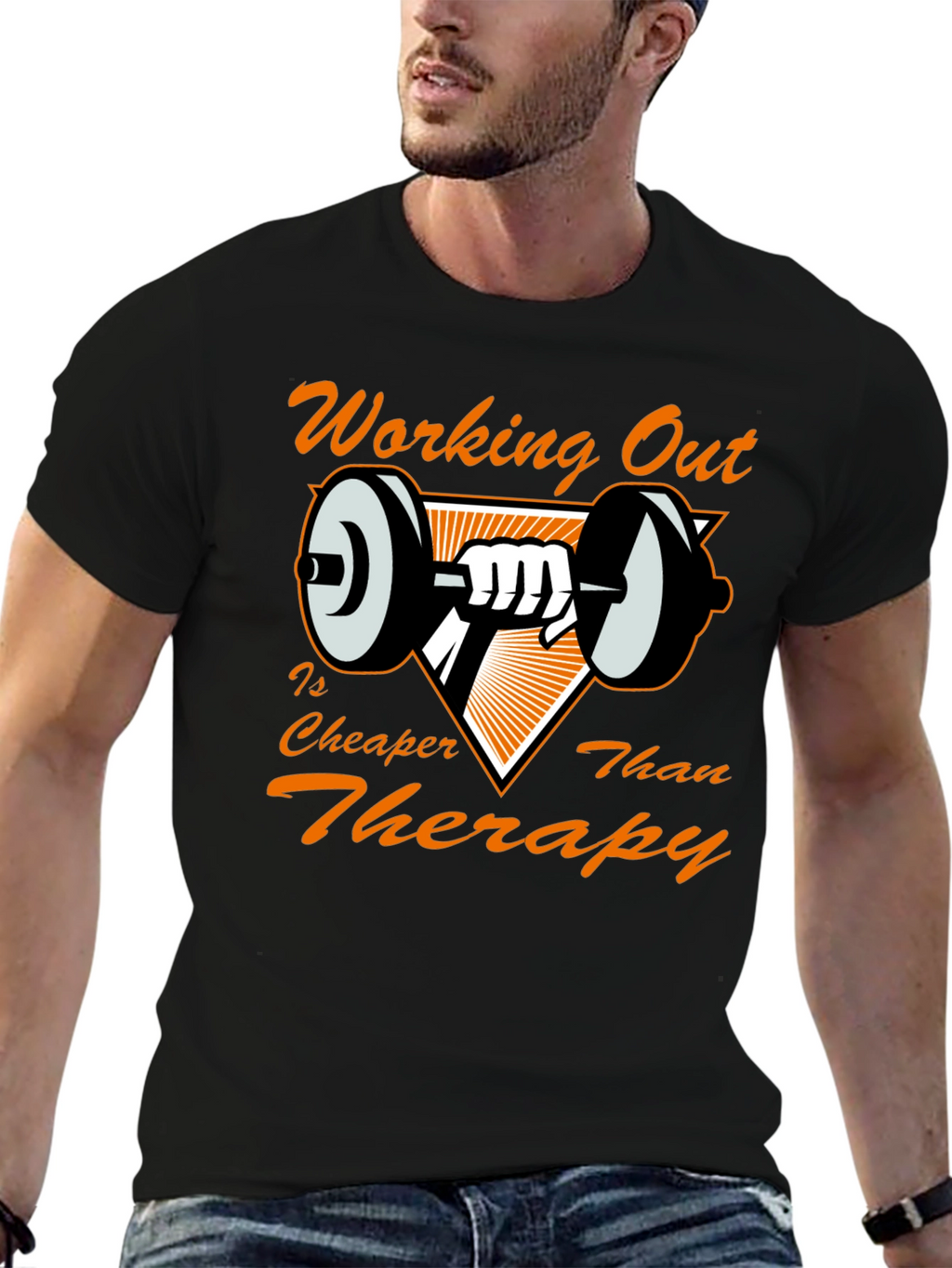 Workout Therapy Tee - Fitness Motivation T-Shirt