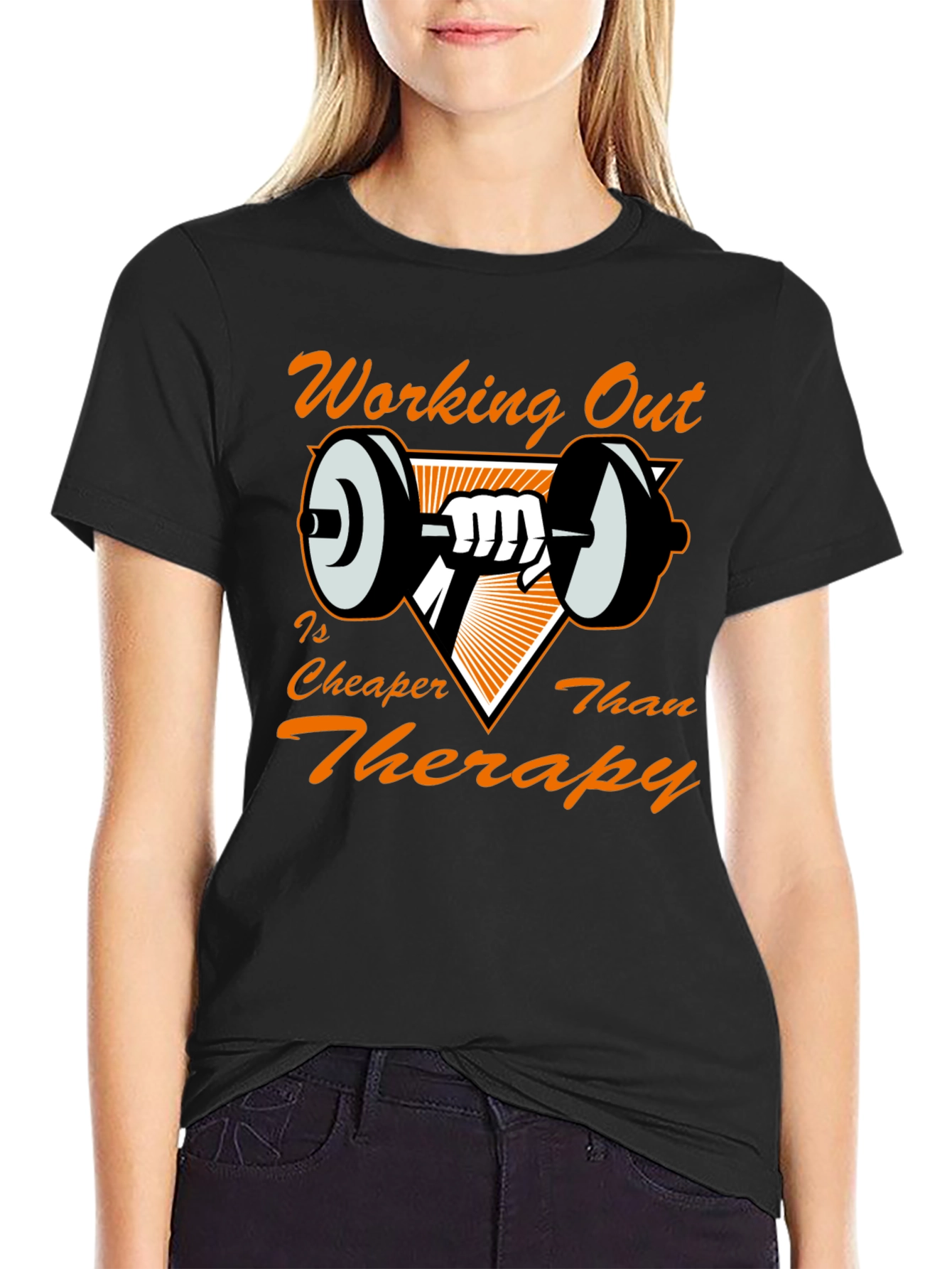 Workout Therapy Tee - Fitness Motivation T-Shirt