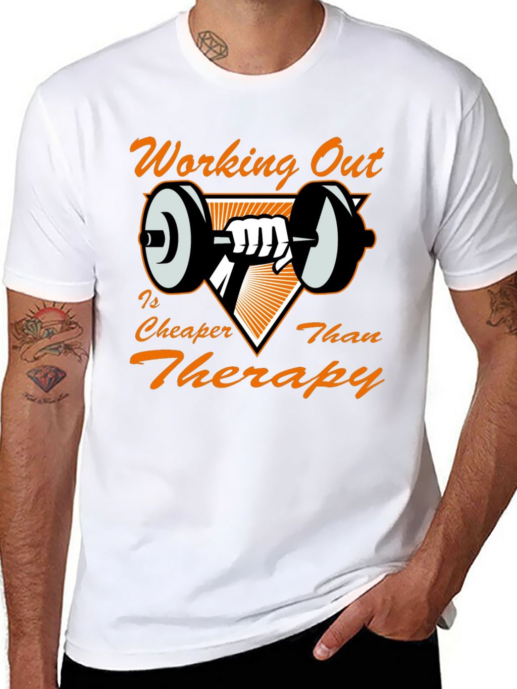 Workout Therapy Tee - Fitness Motivation T-Shirt