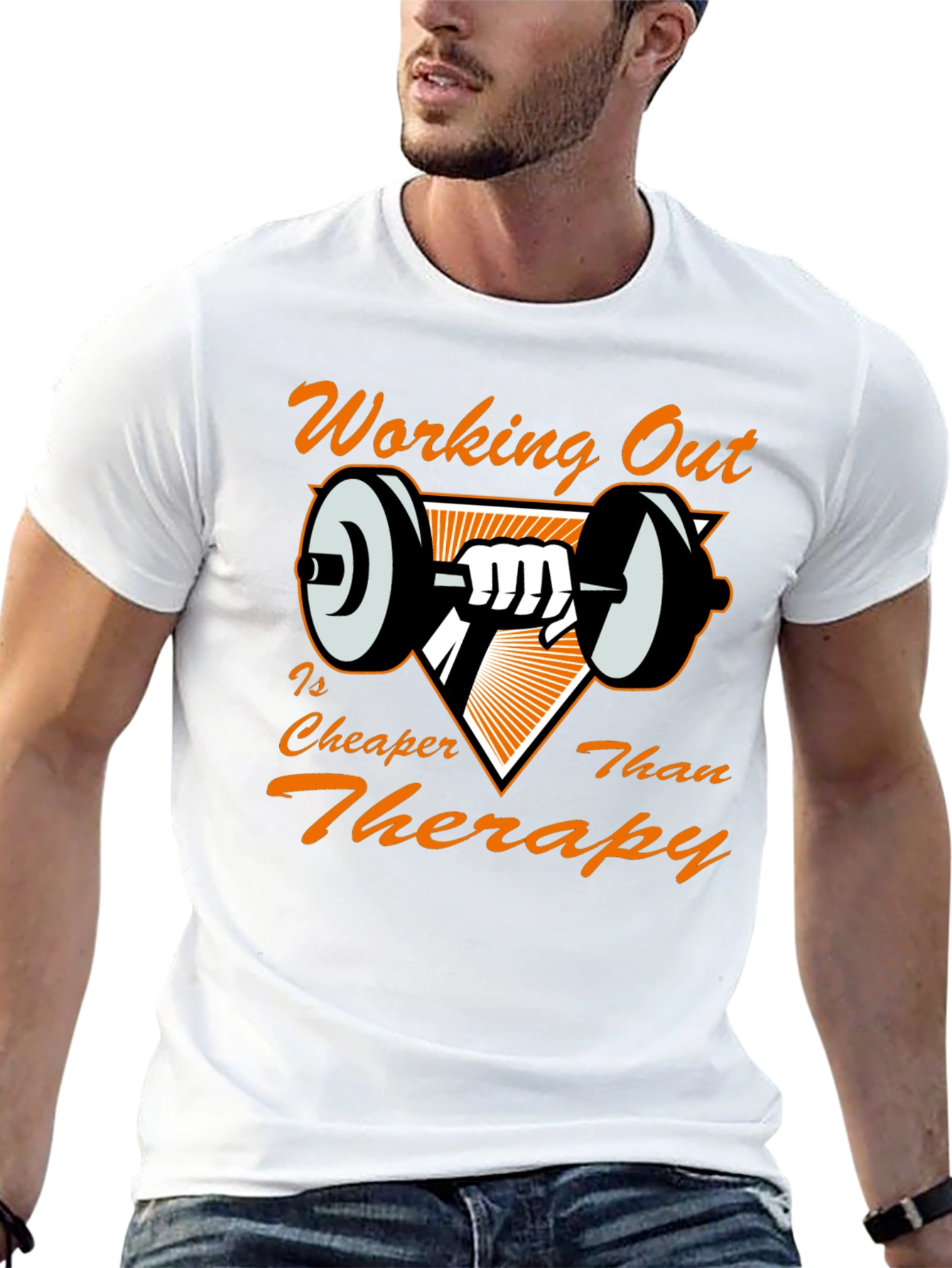 Workout Therapy Tee - Fitness Motivation T-Shirt