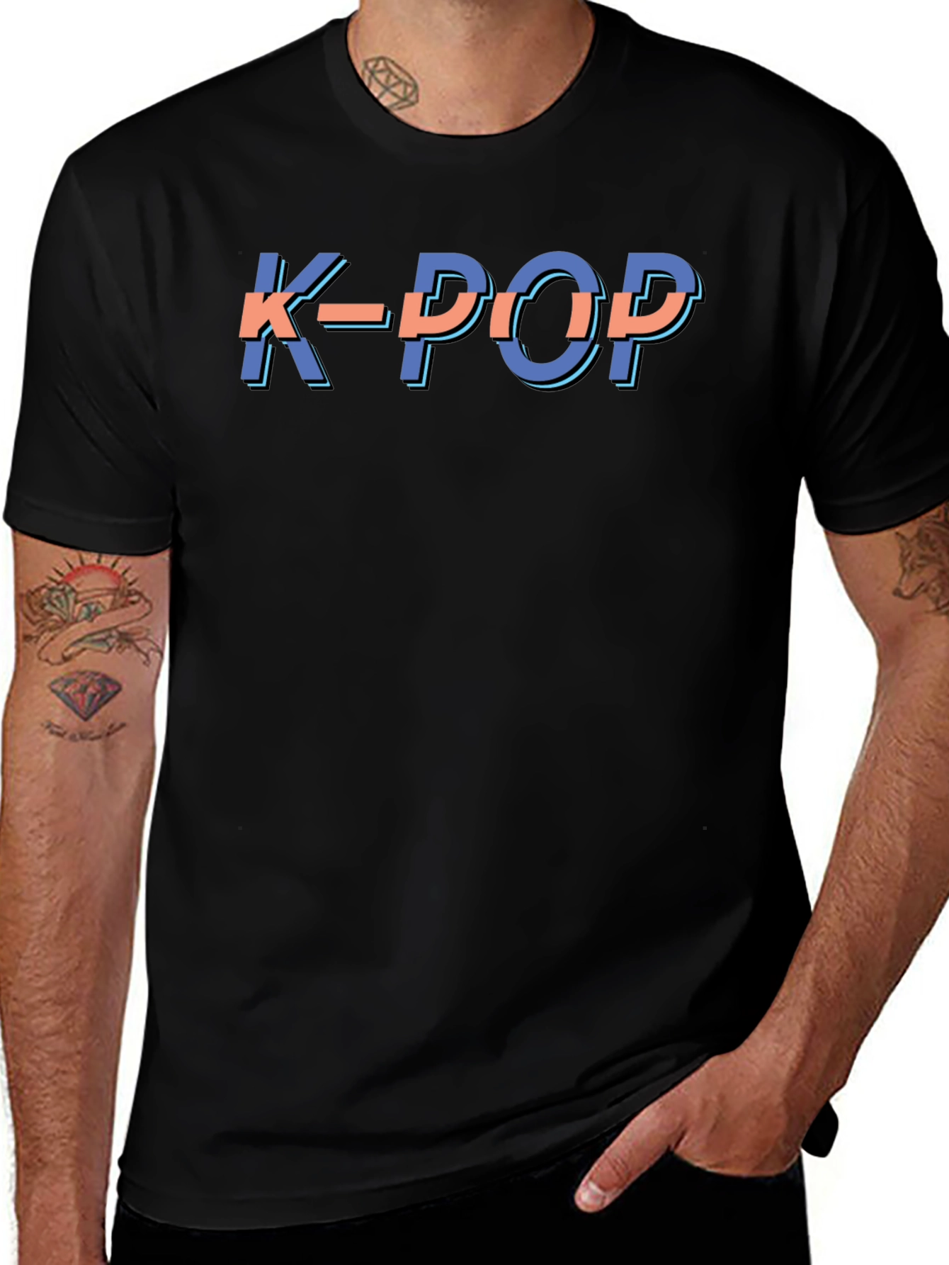 K-Pop Graphic Tee - Trendy Korean Music Shirt