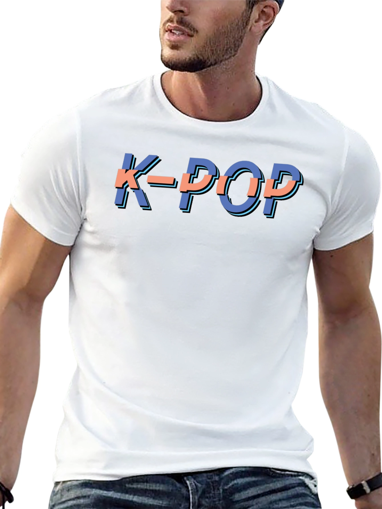 K-Pop Graphic Tee - Trendy Korean Music Shirt