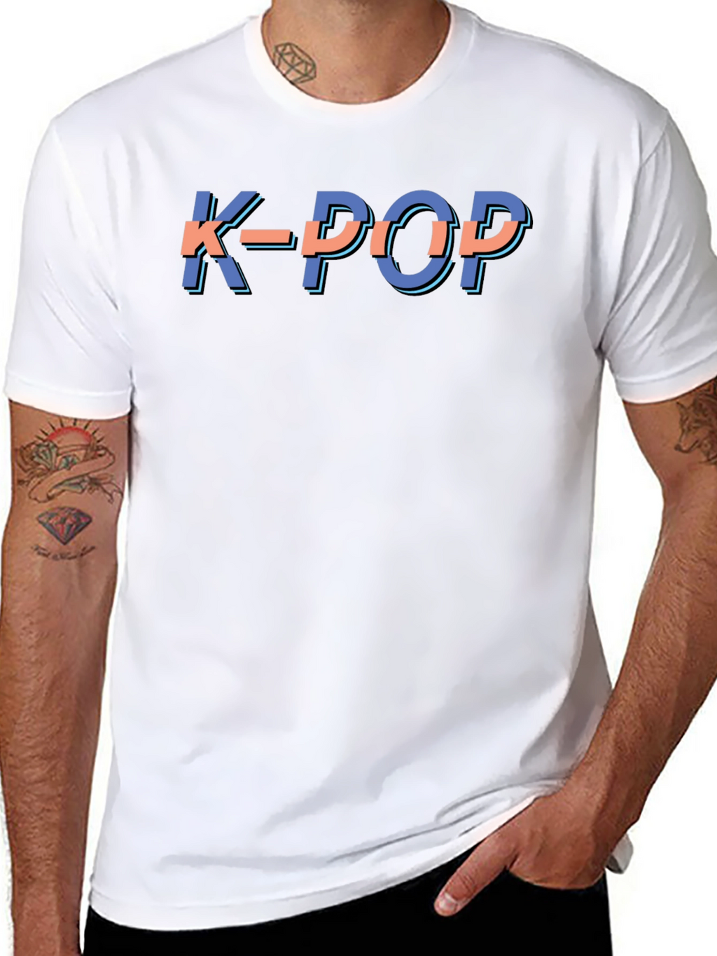 K-Pop Graphic Tee - Trendy Korean Music Shirt