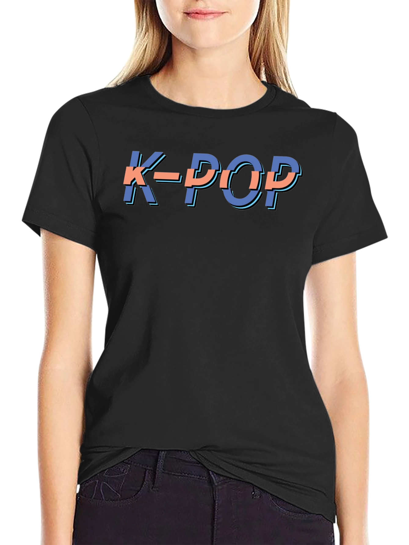 K-Pop Graphic Tee - Trendy Korean Music Shirt
