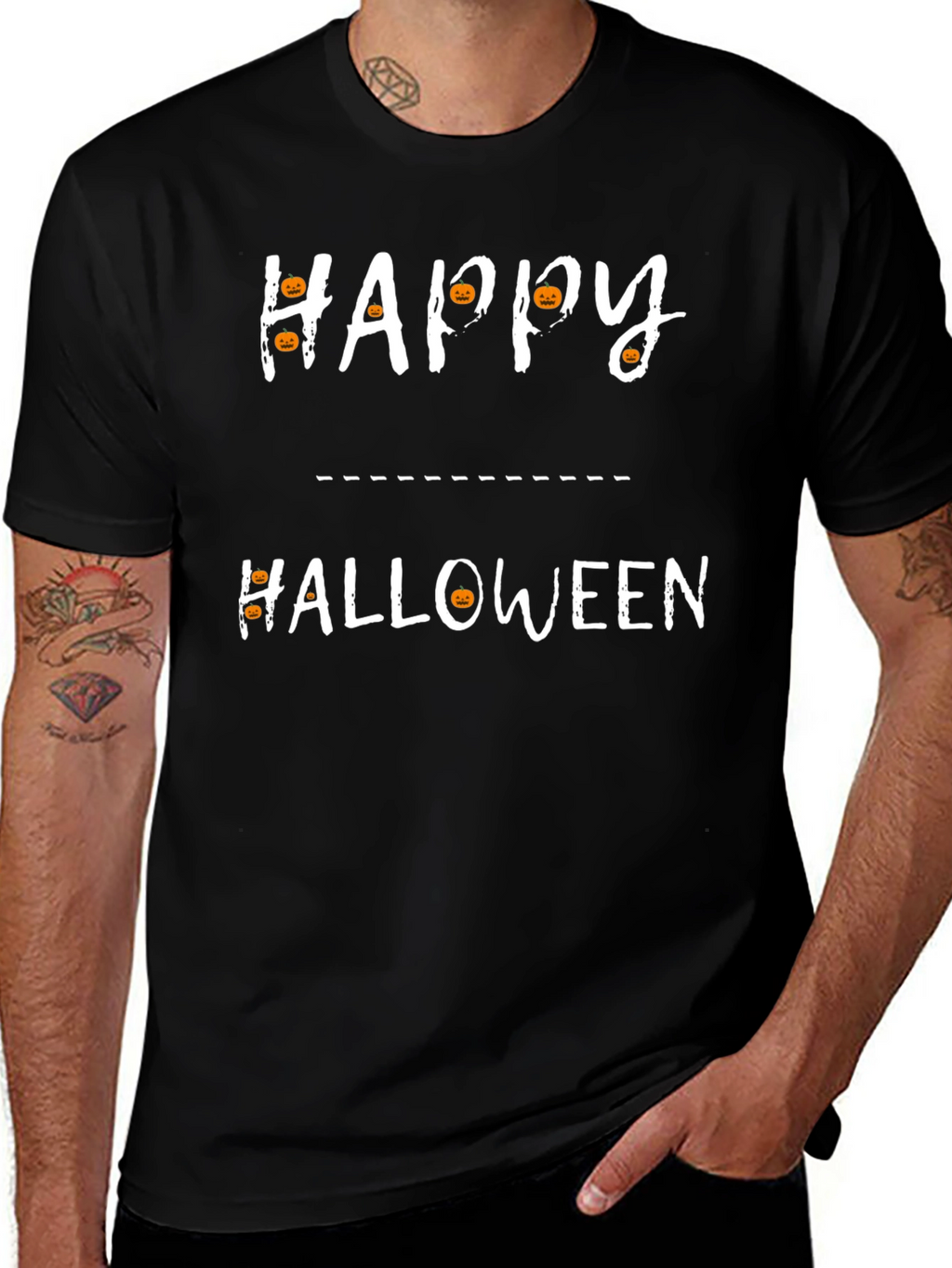Happy Halloween Pumpkin Graphic Tee