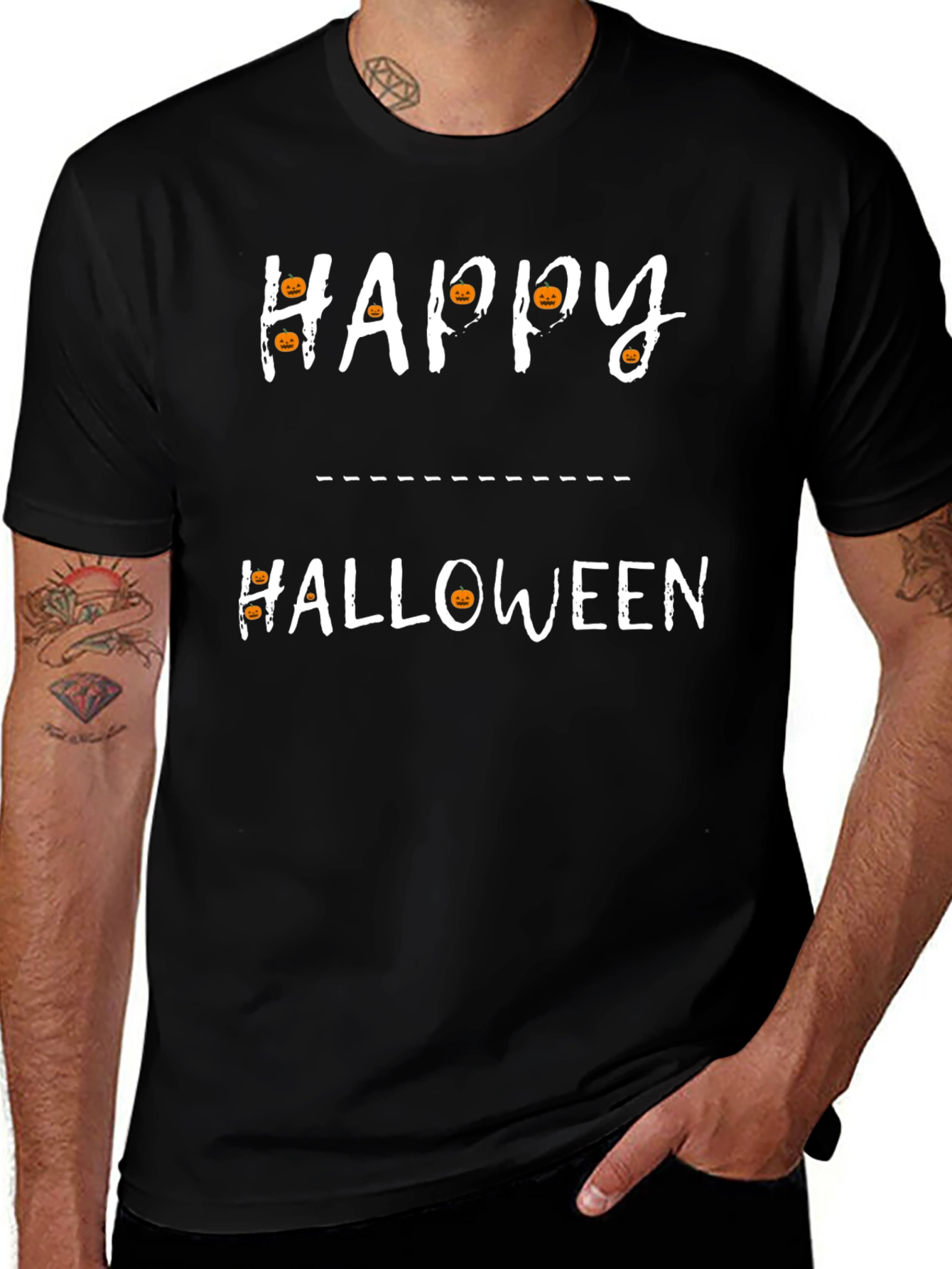 Happy Halloween Pumpkin Graphic Tee