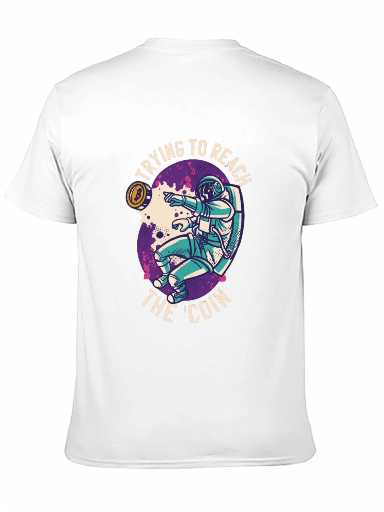 Bitcoin Astronaut T-Shirt - Crypto to the Moon!