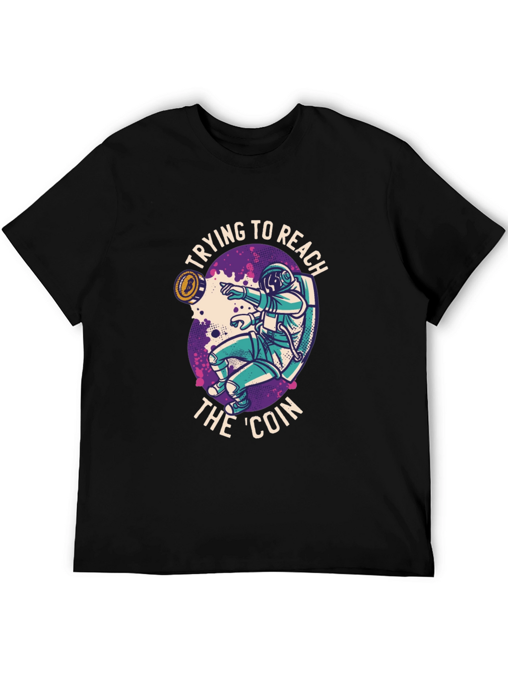 Bitcoin Astronaut T-Shirt - Crypto to the Moon!