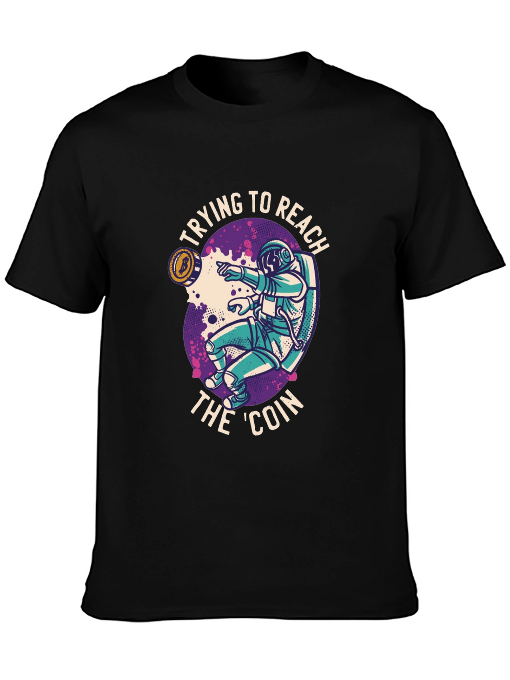 Bitcoin Astronaut T-Shirt - Crypto to the Moon!