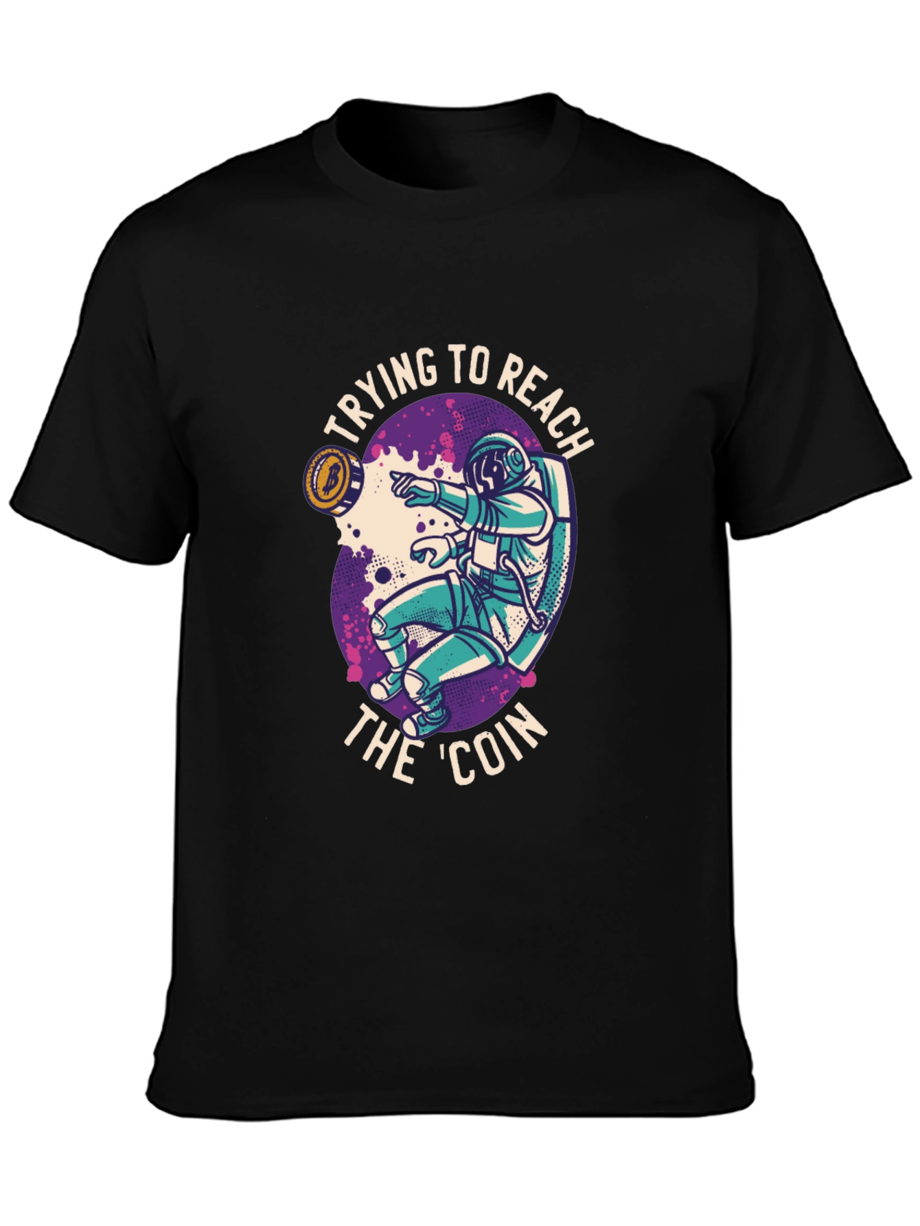Bitcoin Astronaut T-Shirt - Crypto to the Moon!