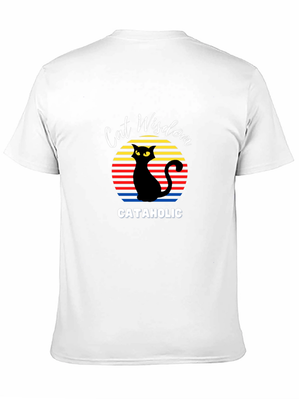 Cat Wisdom Cataholic Graphic T-Shirt