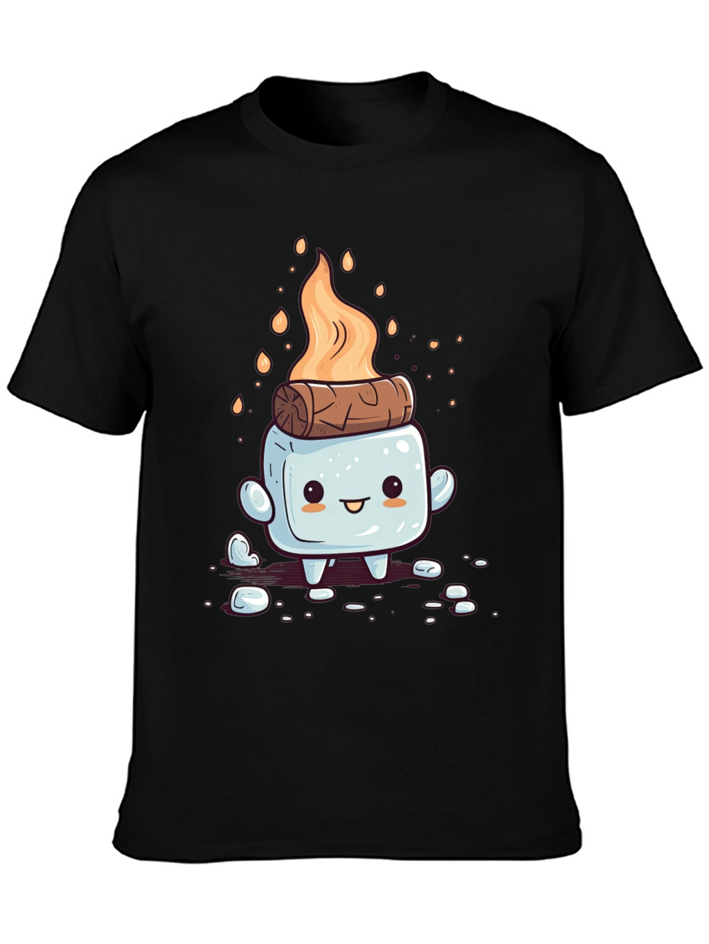 Smore Fun Graphic Tee - Campfire Marshmallow T-Shirt