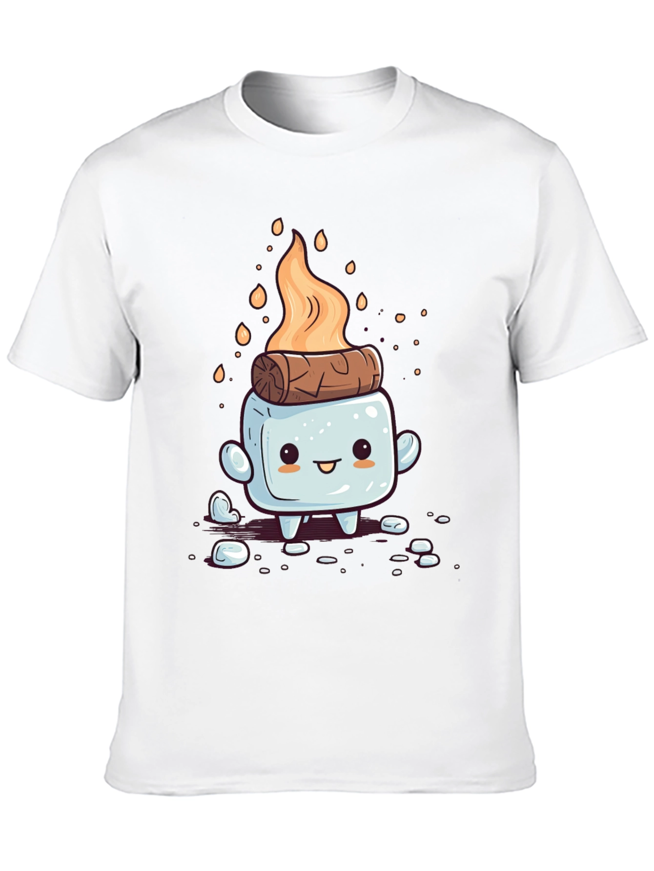 Smore Fun Graphic Tee - Campfire Marshmallow T-Shirt