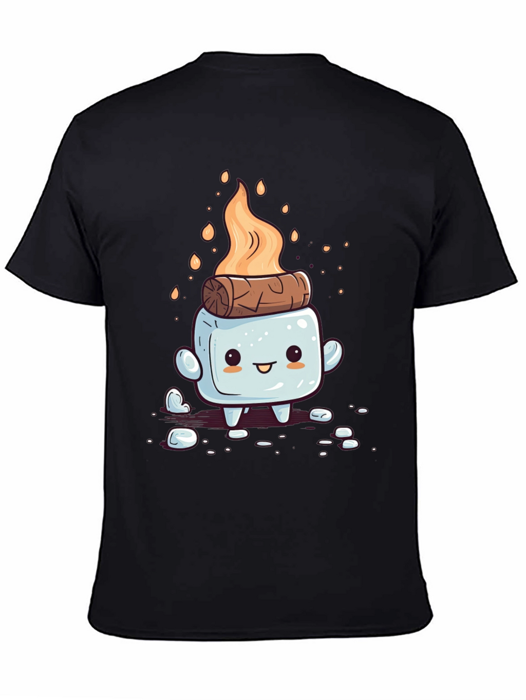 Smore Fun Graphic Tee - Campfire Marshmallow T-Shirt