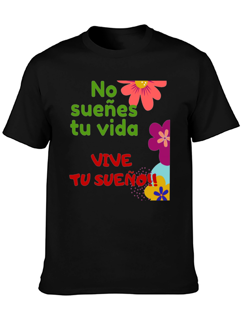 Dream Life Black Graphic Tee