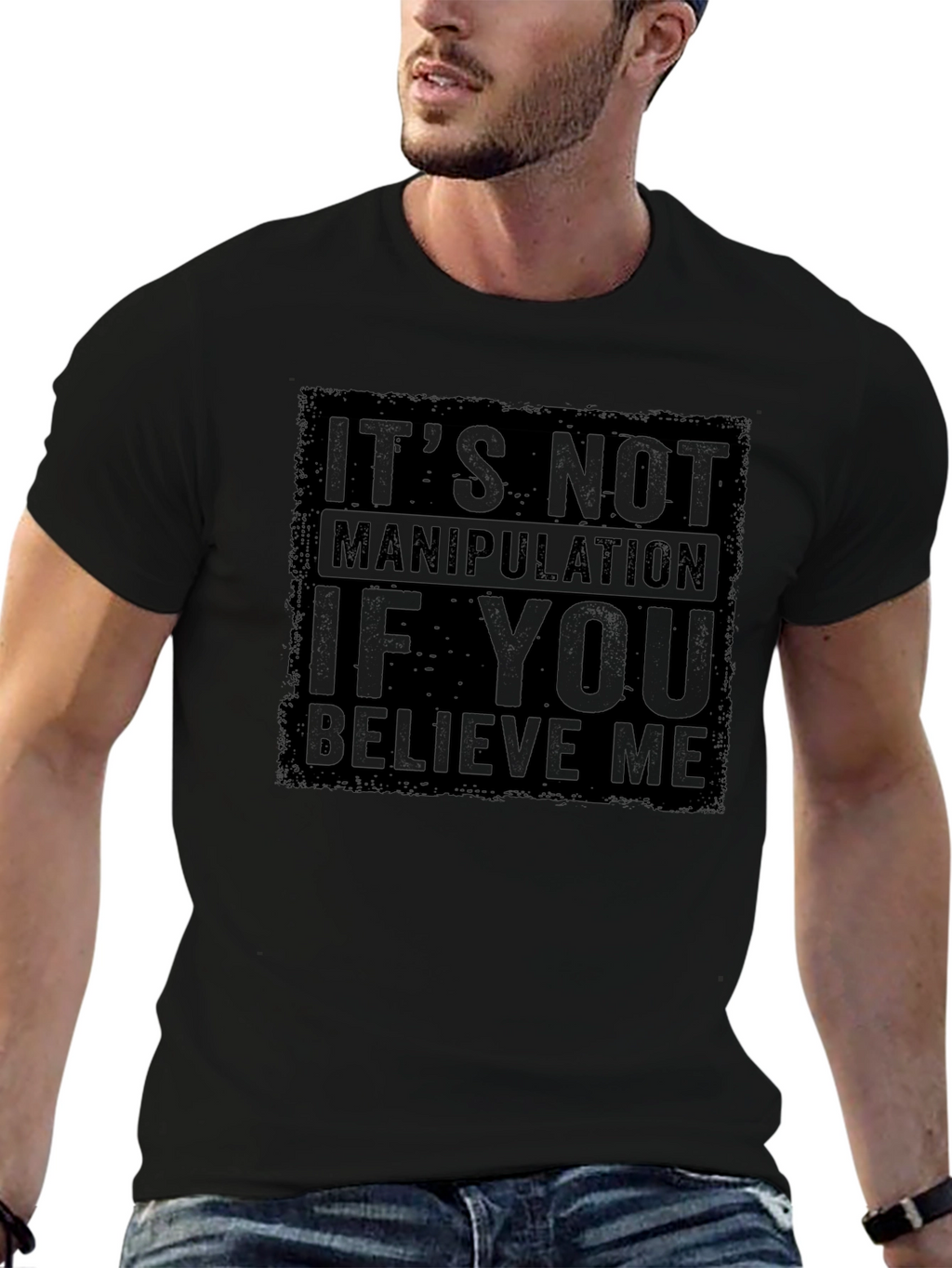 Funny Graphic Tee: Its Not Manipulation Shirt
