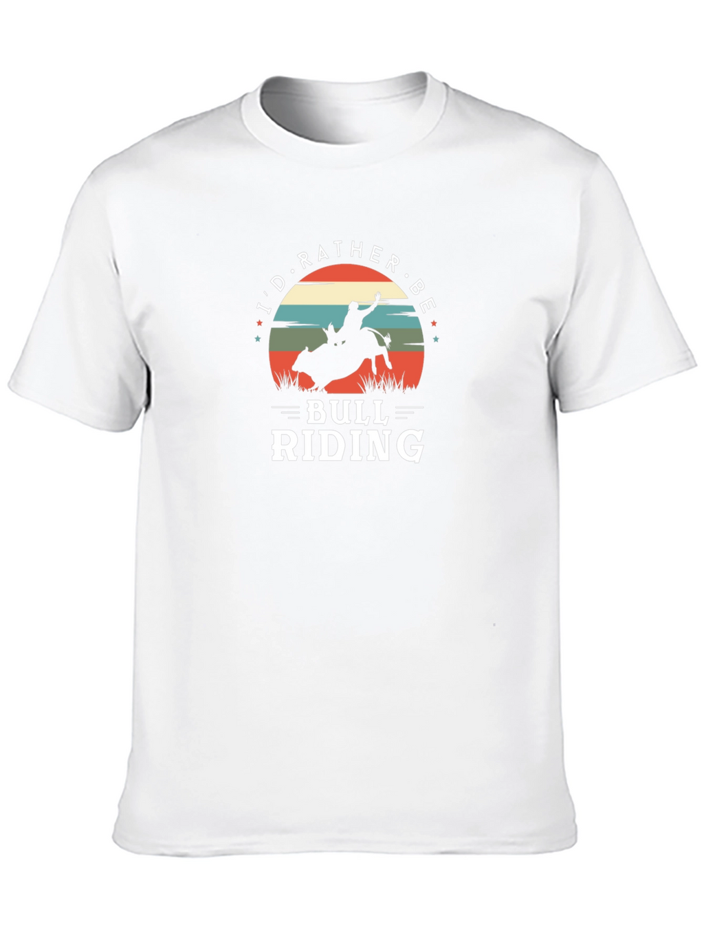Bull Riding Graphic Tee - Cowboy Rodeo Shirt