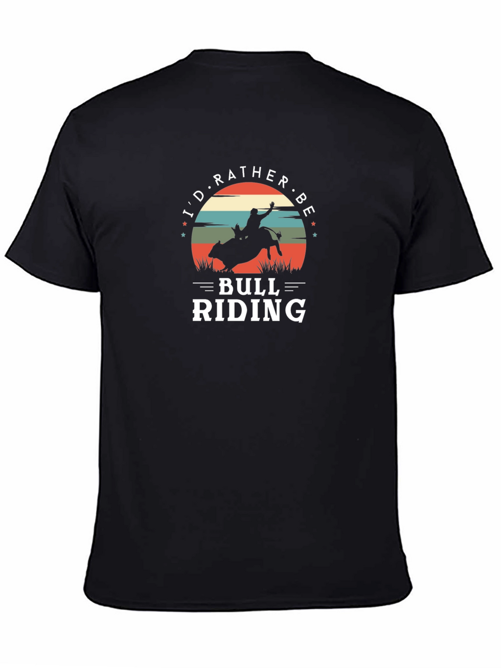 Bull Riding Graphic Tee - Cowboy Rodeo Shirt