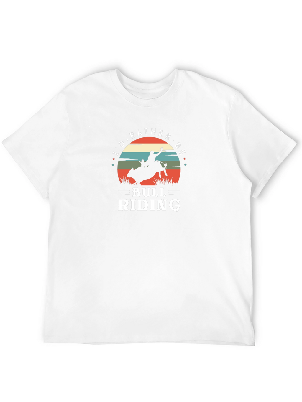 Bull Riding Graphic Tee - Cowboy Rodeo Shirt