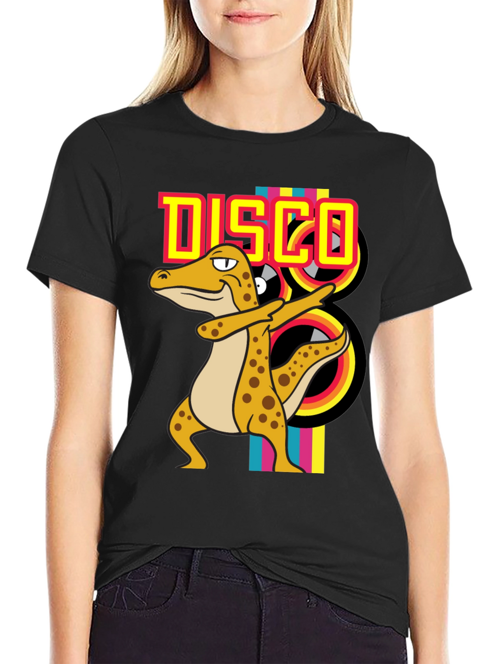 Retro Disco Lizard T-Shirt