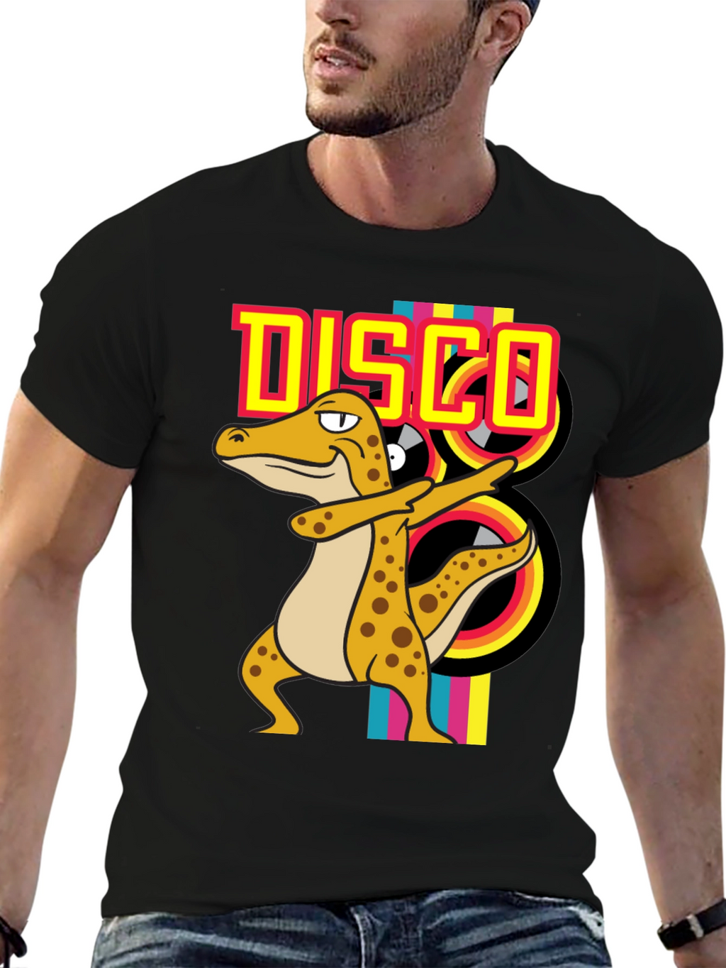 Retro Disco Lizard T-Shirt