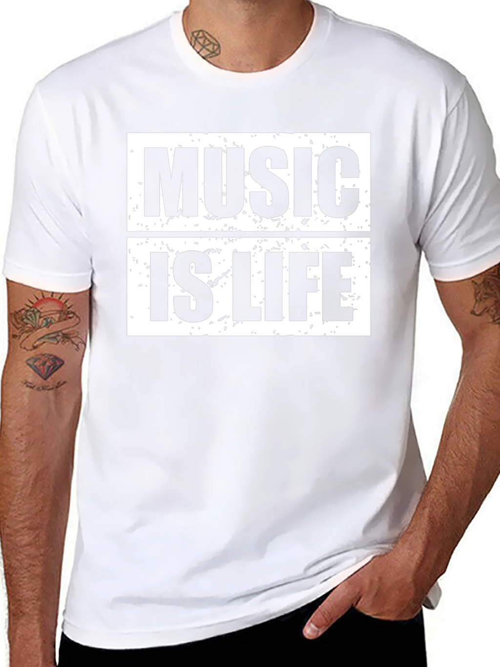Music is Life Graphic T-Shirt