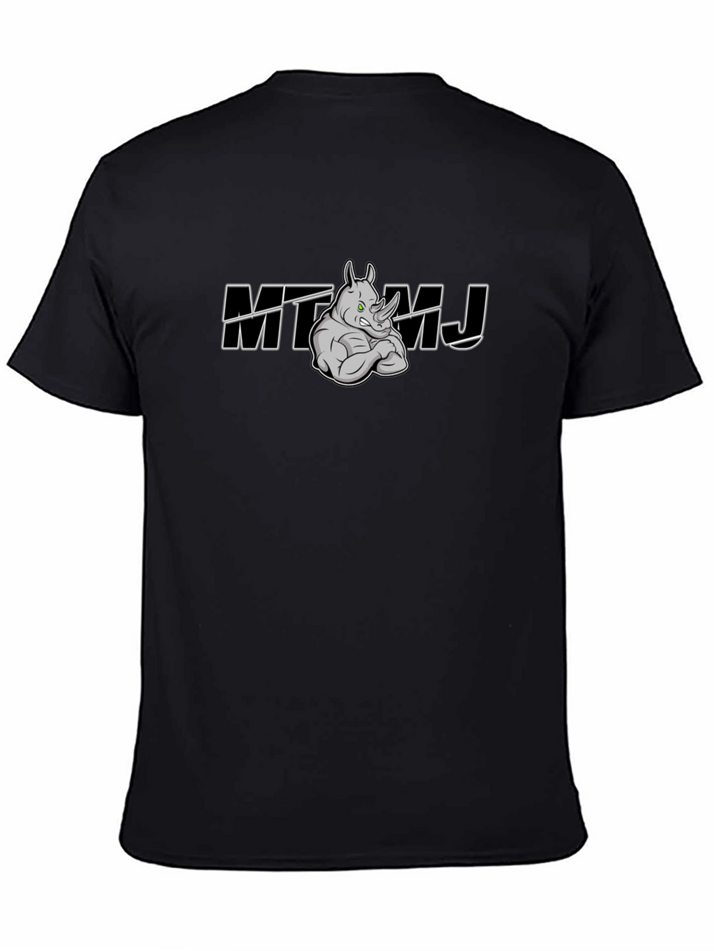 MT Rhino MJ Black Graphic T-Shirt