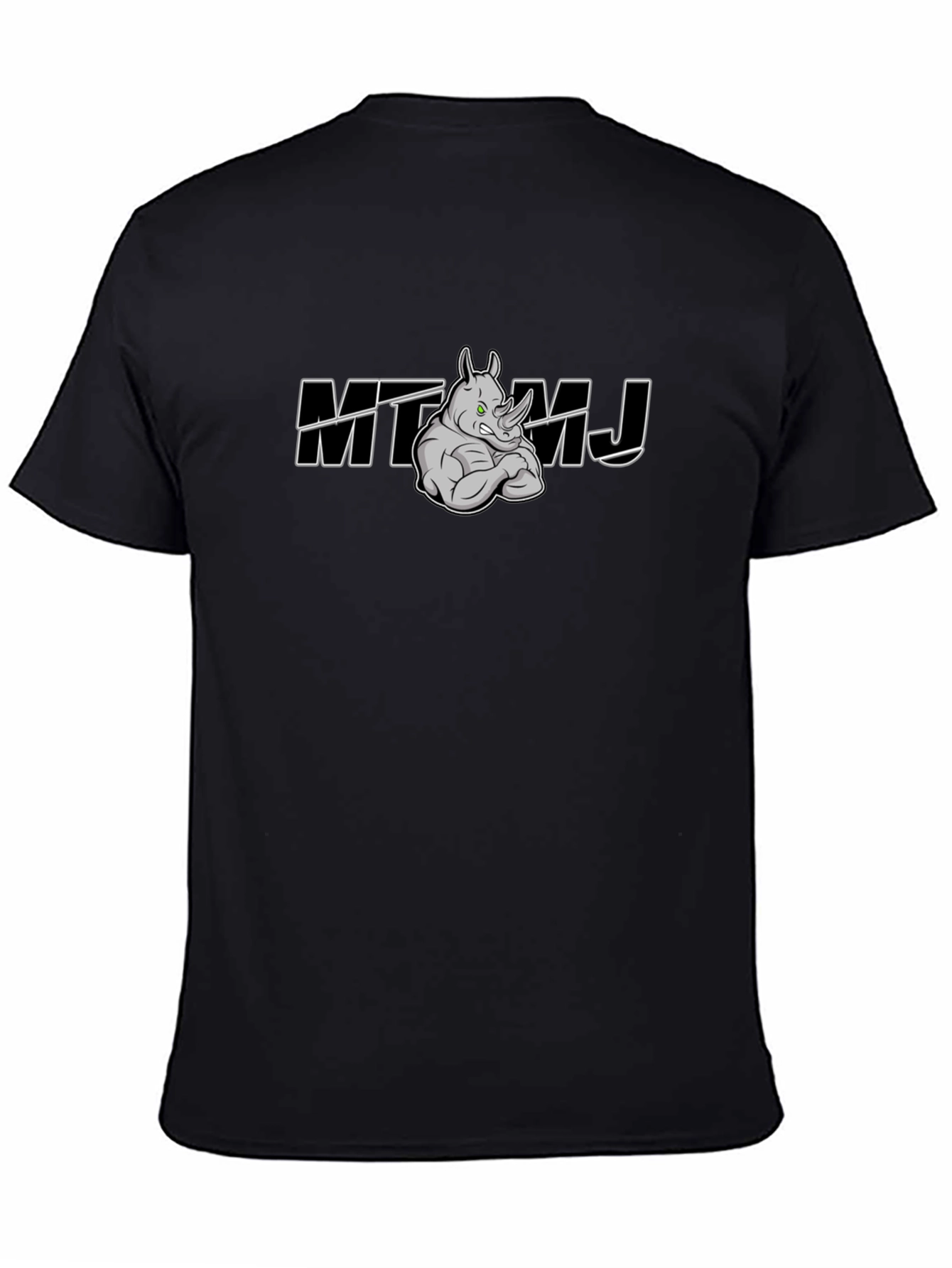 MT Rhino MJ Black Graphic T-Shirt
