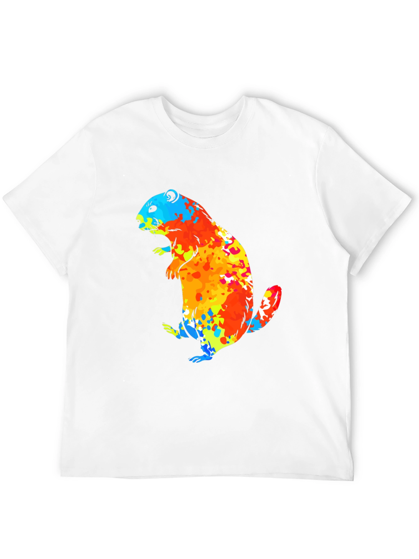 Vibrant Groundhog Graphic T-Shirt