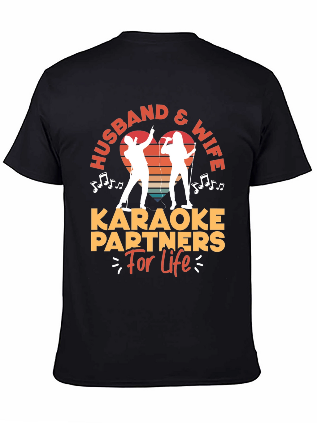Husband & Wife Karaoke Partners T-Shirt
