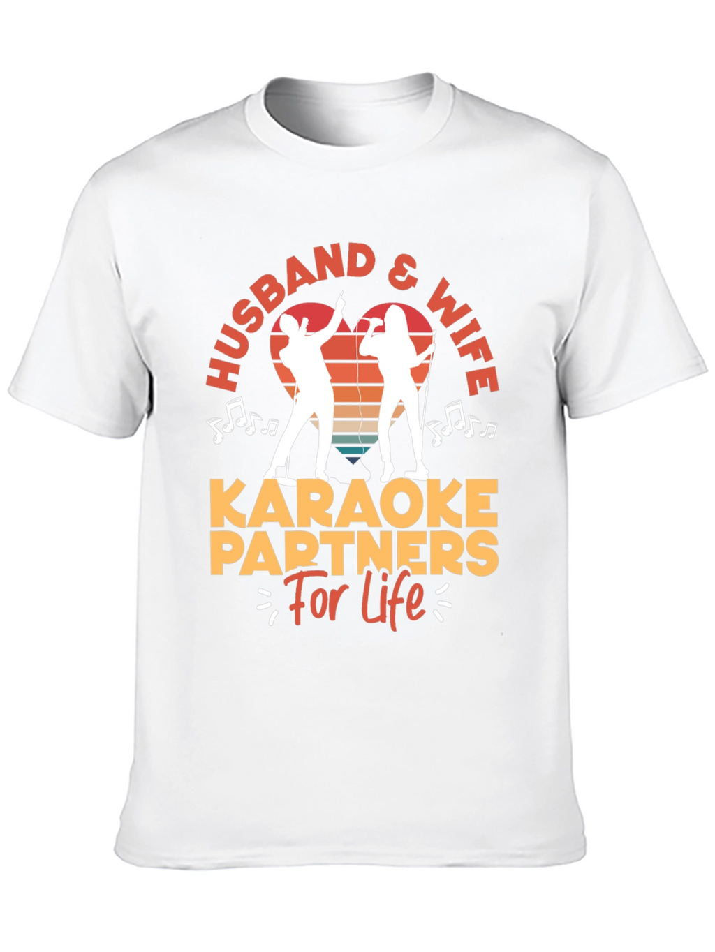 Husband & Wife Karaoke Partners T-Shirt