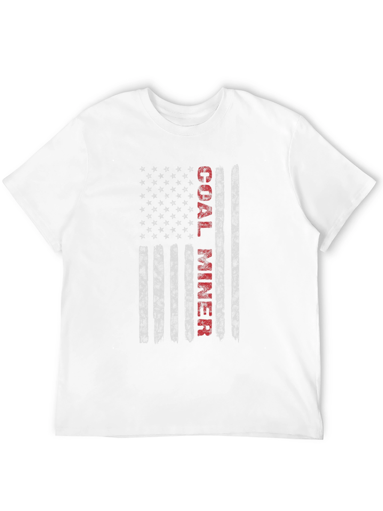 Coal Miner Flag Graphic Tee - Patriotic T-Shirt