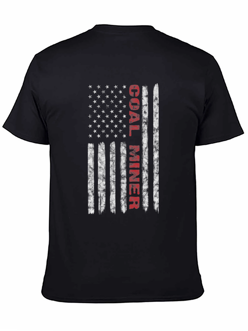 Coal Miner Flag Graphic Tee - Patriotic T-Shirt