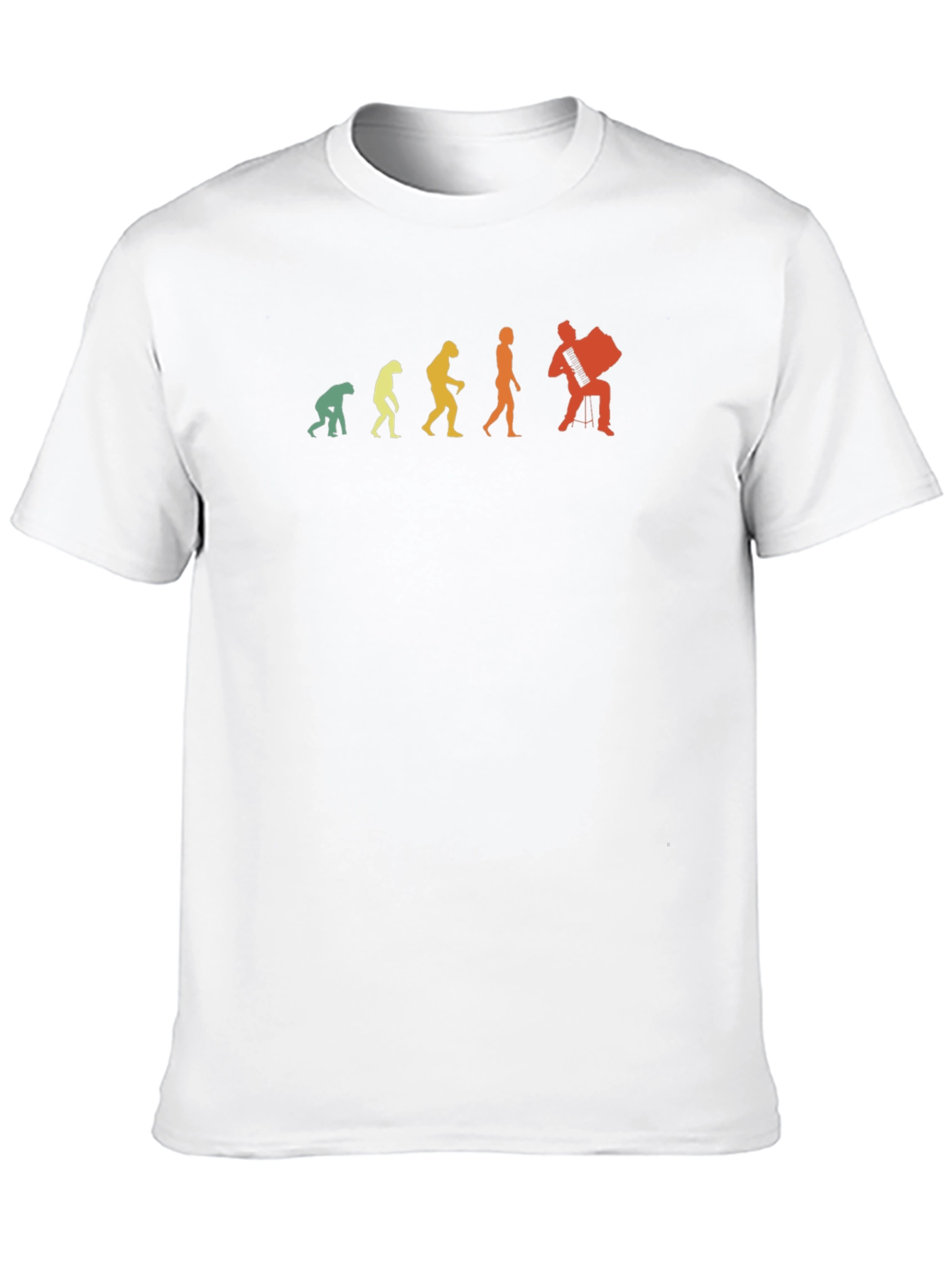 Accordion Player Evolution Graphic Tee
