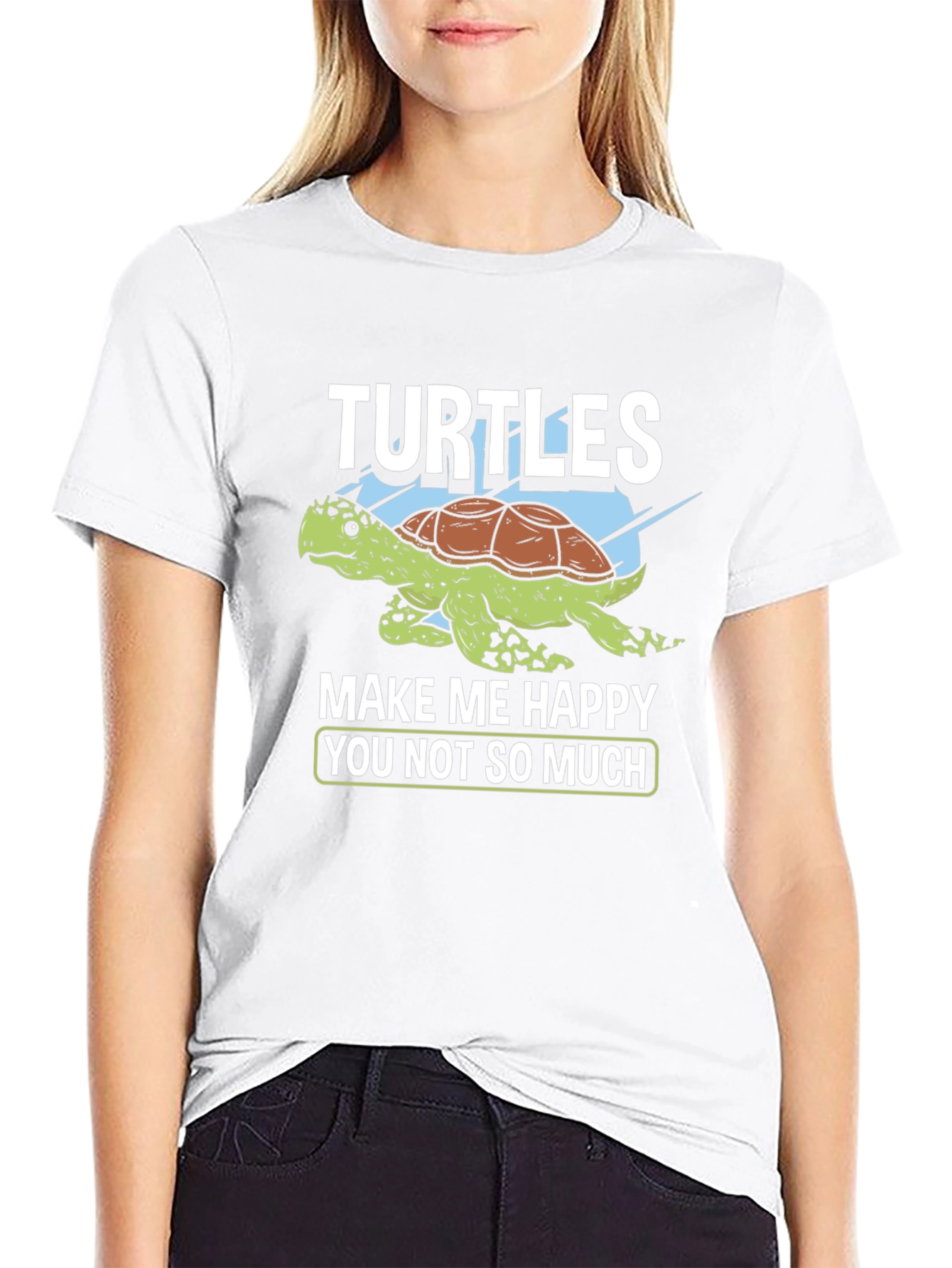 Turtles Make Me Happy T-Shirt