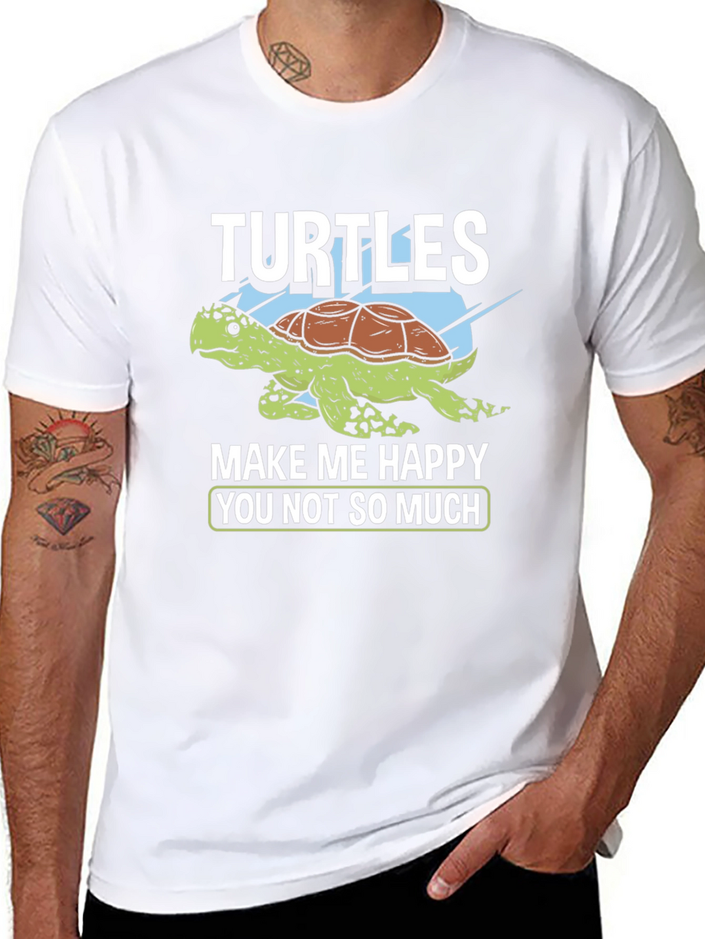 Turtles Make Me Happy T-Shirt