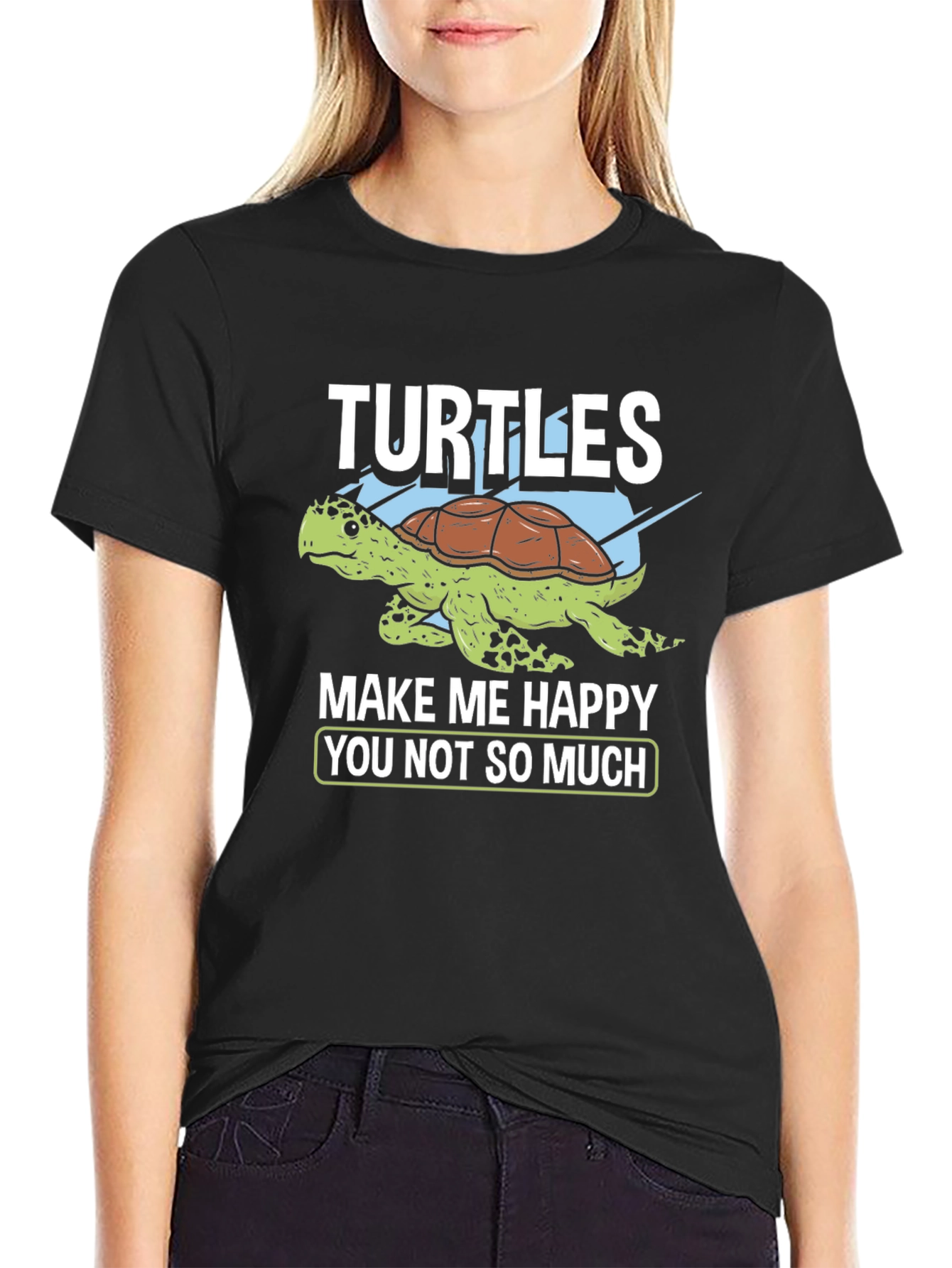 Turtles Make Me Happy T-Shirt