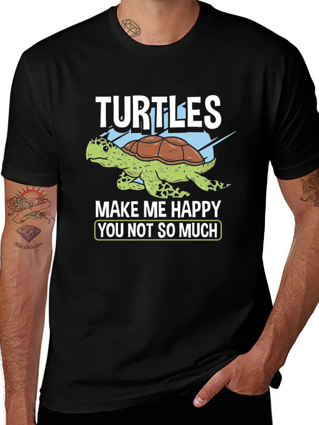 Turtles Make Me Happy T-Shirt