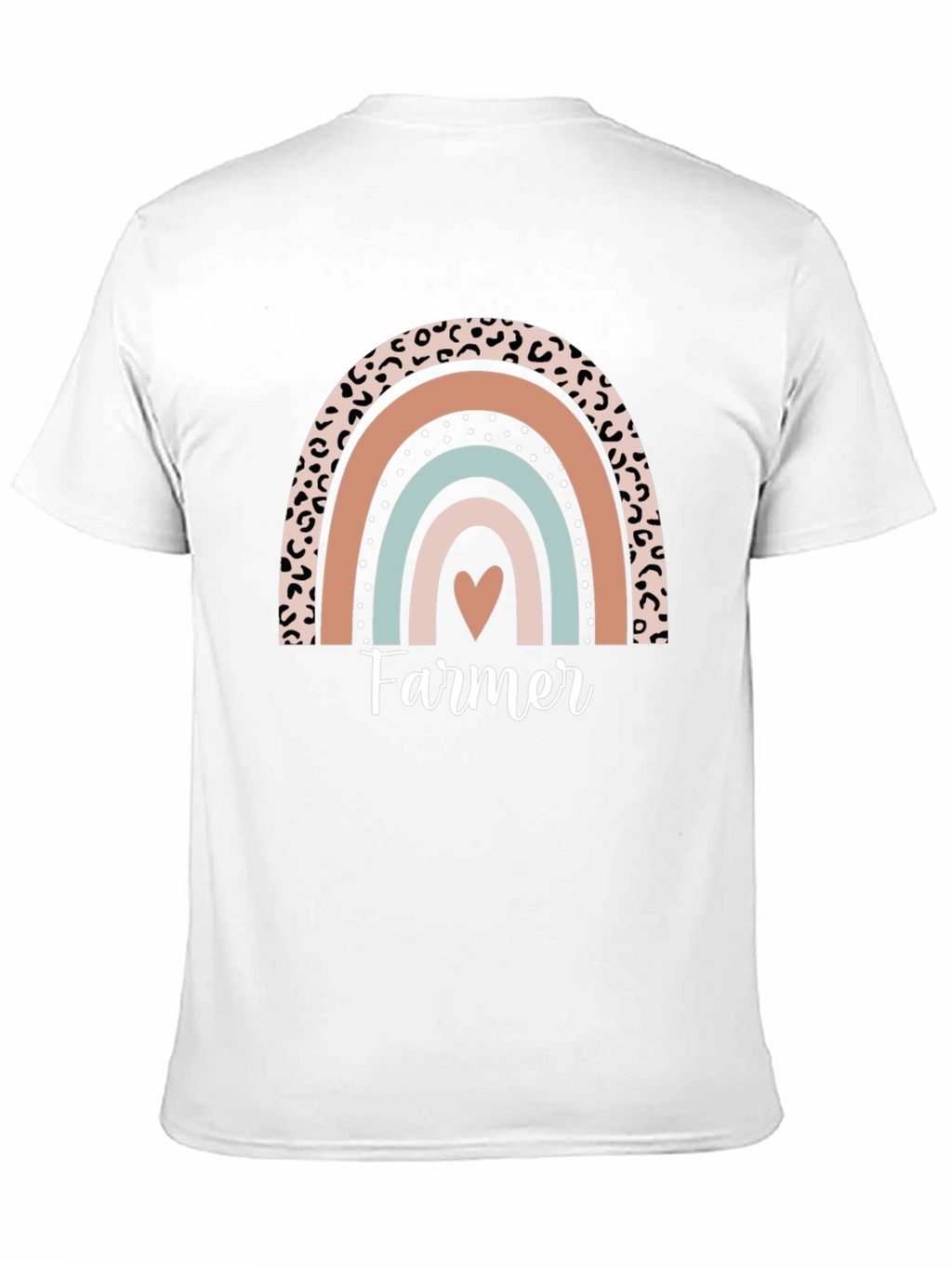 Farmer Heart Rainbow Graphic Tee