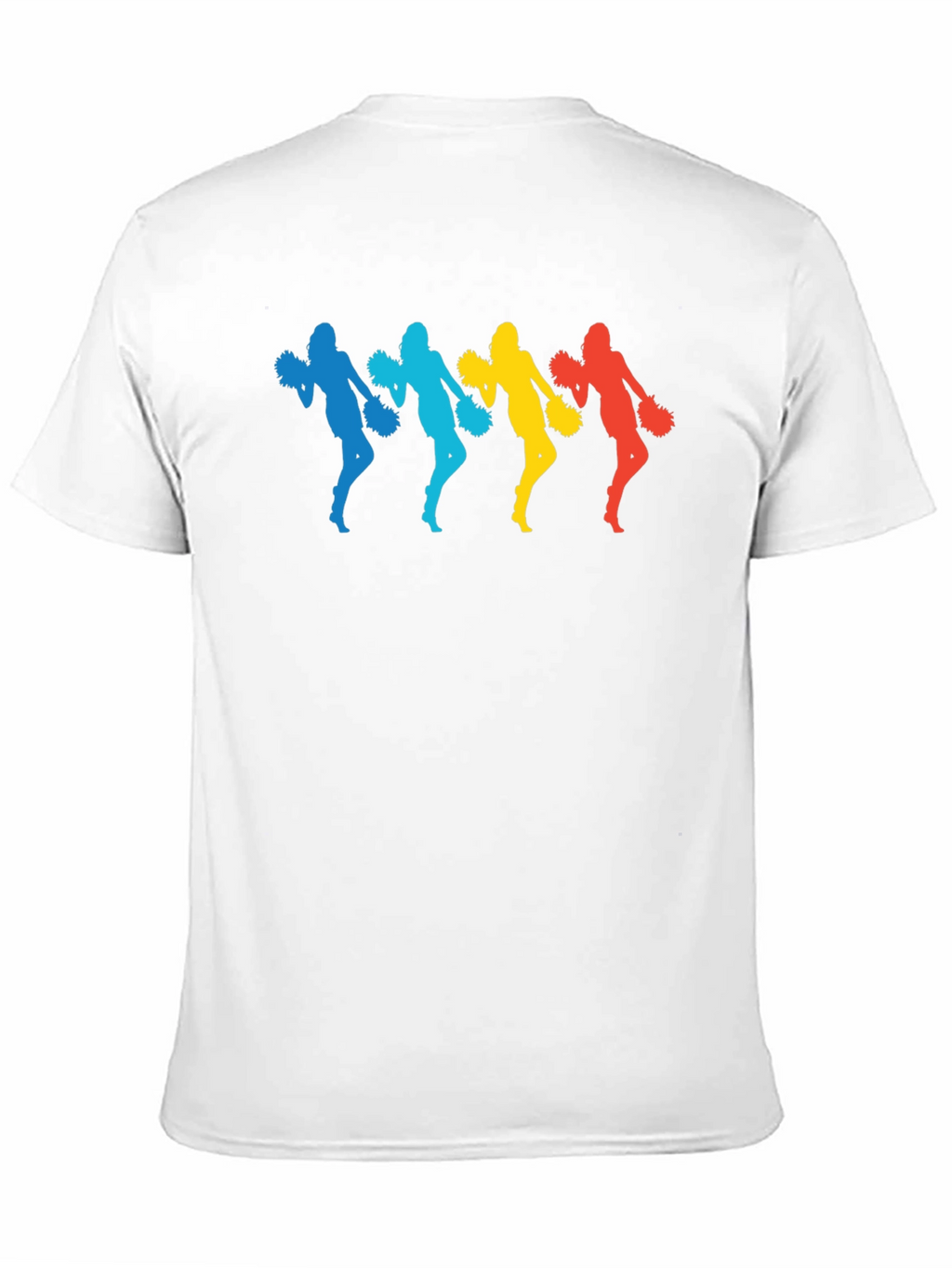 Colorful Cheerleader Graphic T-Shirt