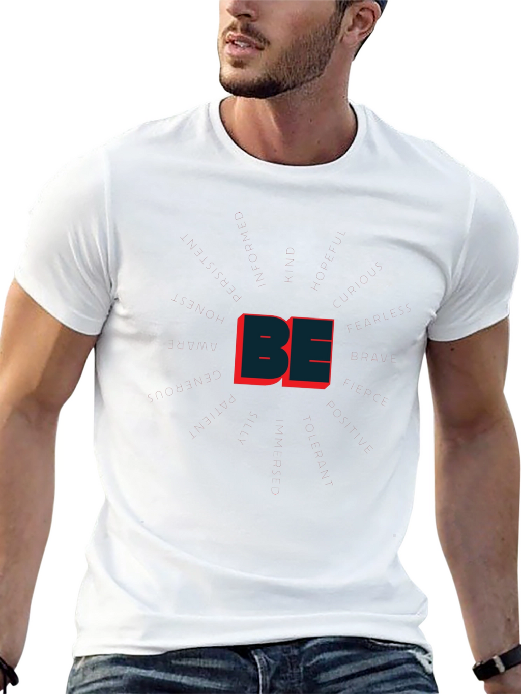 Bold BE Graphic Tee - Classic Black