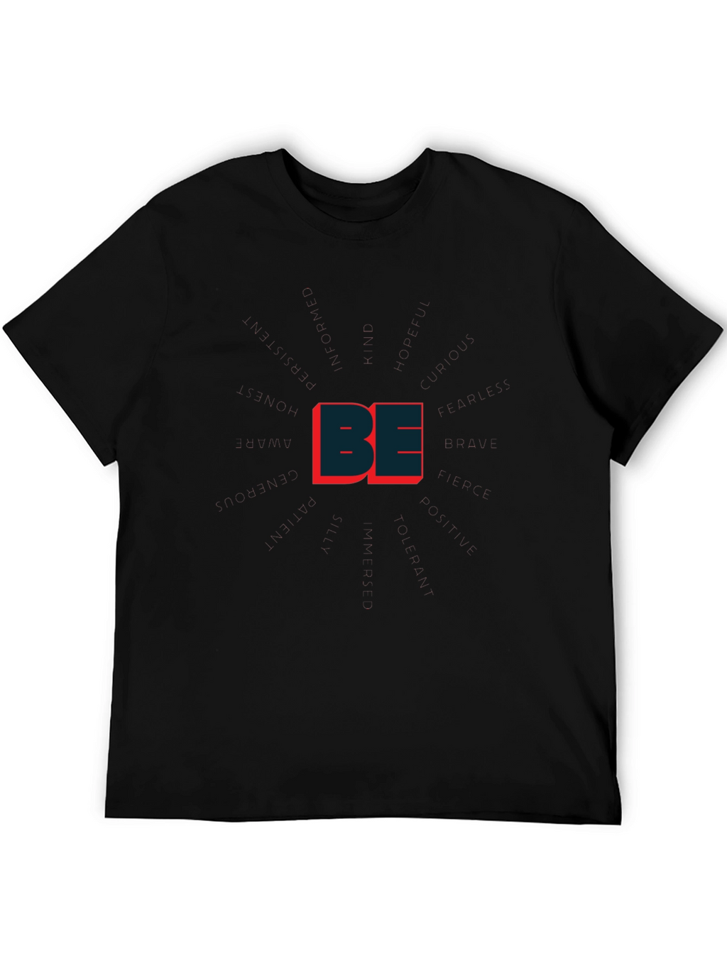 Bold BE Graphic Tee - Classic Black