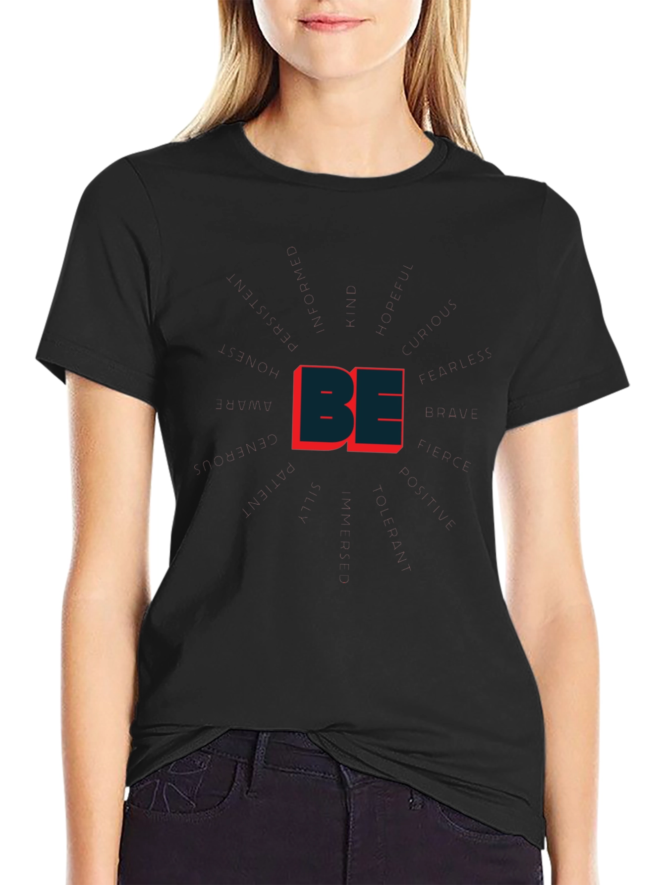 Bold BE Graphic Tee - Classic Black