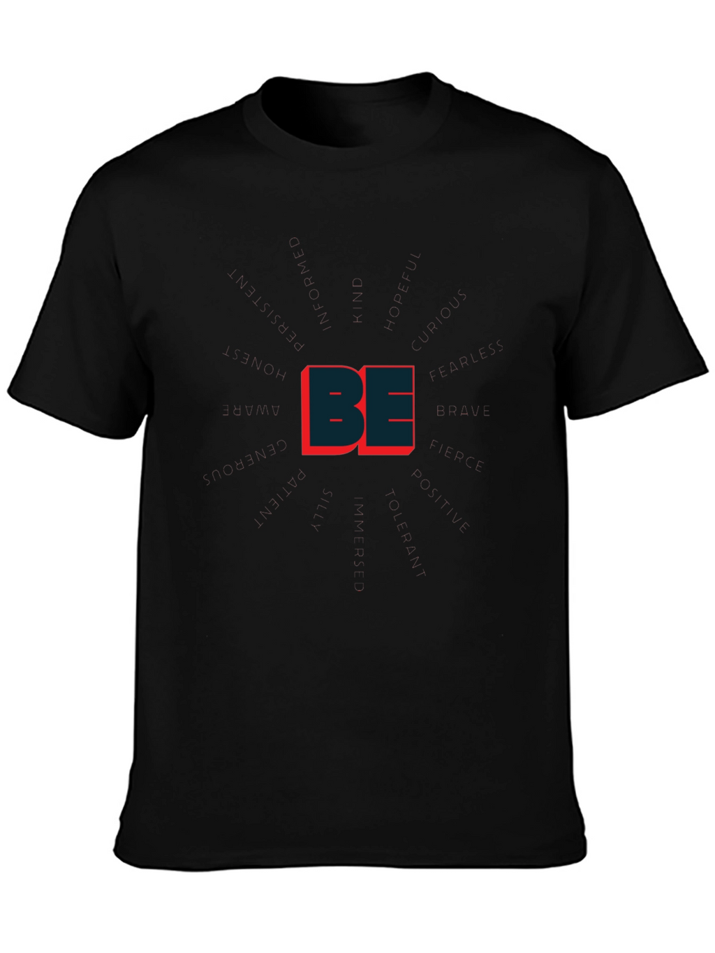 Bold BE Graphic Tee - Classic Black