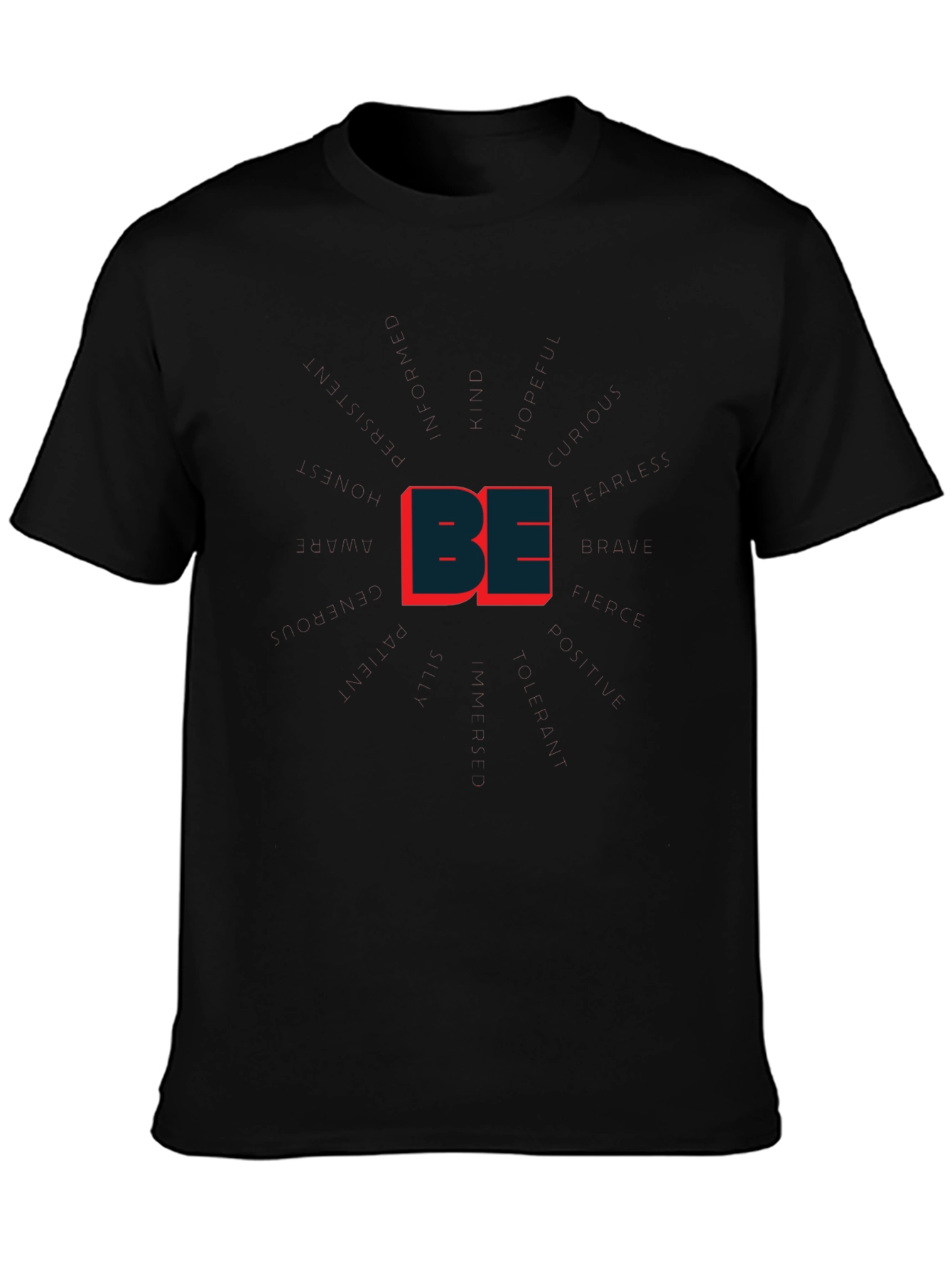 Bold BE Graphic Tee - Classic Black