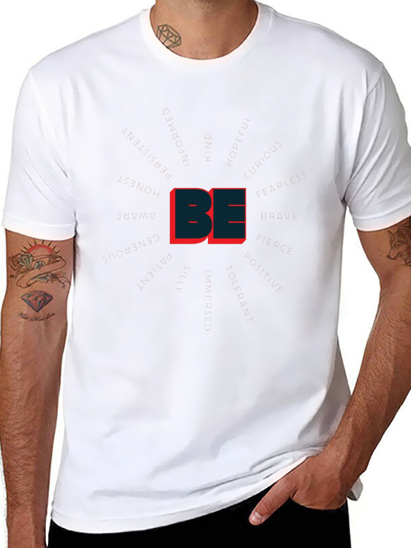 Bold BE Graphic Tee - Classic Black